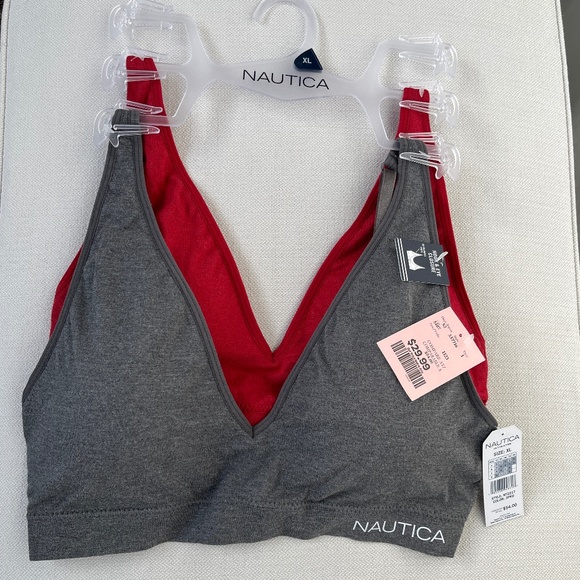 Nautica Intimates & Sleepwear Pair Of Nautica Xl Soft Nowire Bras